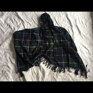 Plaid Cape/Shawl